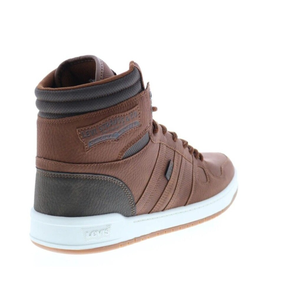 Levi Strauss 520 Bb Hi Top Lace Up 519555-09H1 Brown Sneakers Men's Size 13